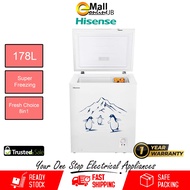 Hisense 178L Chest Freezer FC186D4BWP Net Liter : 142L FC186 FC186D4BWPS | Peti Sejuk Beku