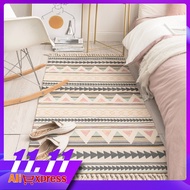 Retro Carpet For Sofa Living Room Bedroom Rug Cotton Tassels Yarn Dyed 60x180cm Table Ruuner Bedspre