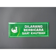 Mosque Stickers | STICKERS ARE PROHIBITED WHEN YOU FALL | Vinyl Material