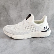 Sepatu Lari - SKECHERS M ST Ingram/ White Black [210281] - Original