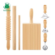Kesoto Pasta Maker Tools Set Gnocchi Pasta Maker Gnocchi Board Kit Kitchen Accessories for Pasta Lov