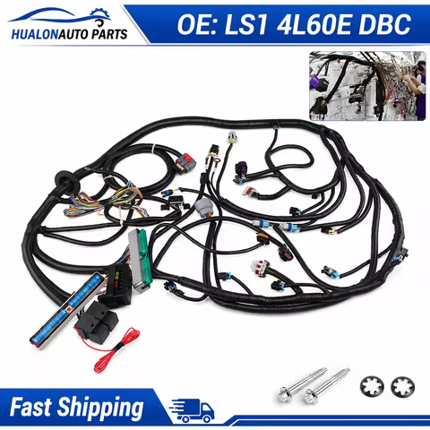 4L60E DBC Engine Wiring Harness Standalone for GM LS1 Vortec Engines 4.8L 5.3L 6.0L 1997-06 W/4L60E 