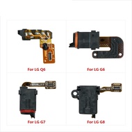 Headphone Jack Port Connector Ear Earphone Audio Flex Cable For LG Q6 Plus Q6a G6 G7 G8 ThinQ G8S Ve