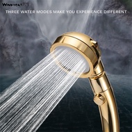 WINDYCAT Adjustable 3-Mode Handheld High Pressure SPA Water Booster Sprinkler Shower Head
