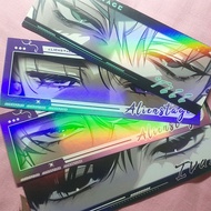 4Pcs/Lot 2025 Korea TV Alien Stage Beautiful Eye Cosplay Laser Card Ivan Till Sua Mizi Desktop decor