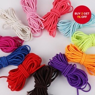 5Meters Colorful High-Elastic Round Elastic Band Round Elastic Rope Rubber Band Elastic Line DIY Sew