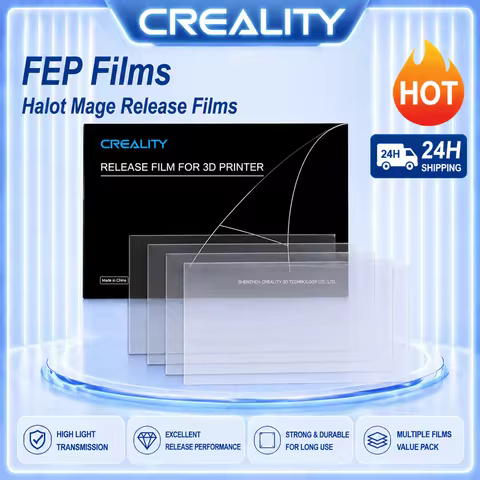 Creality 5PCS FEP Film Halot Mage Release Films for HALOT MAGE/HALOT MAGE Pro Other 10Inch LCD SLA D