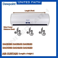 Dewpoint Air Curtain DAC308D DAC310D DAC312D DAC408D DAC410D DAC412D 3 feet / 4 feet