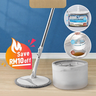 BOOMJOY 360 Spinning Flat Mop with Bucket Sewage Separation Cleaning System Mop