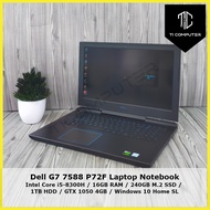 Dell G7 7588 P72F Intel Core i5-8300H 16GB RAM 240GB M.2 SSD 1TB HDD GTX 1050 4GB Graphic Laptop Ref