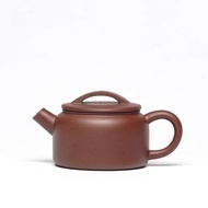 กาน้ำชา Yixing Zisha กาน้ำชาดินเหนียวแร่ม่วงดั้งเดิมกระเบื้องฮั่นที่มีชื่อเสียงชุดชาหม้อทำด้วยมือของ