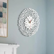 [Dolity2] Ramadan Wall Clock Eid Decorative Wall Clock for Living Room Bedroom Kitchen