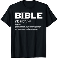 Newest Atheist Anti Christ Anti Relgion Bible Definition Satanism T-Shirt