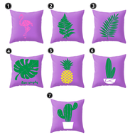 Shafiyyah.Sarban Sarung Bantal Sofa 40x40 Quotes Motif ( Variasi Ungu )