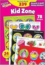 Trend Enterprises Kid Zone Stinky Stickers Variety Pack, 78 Designs, 8 Scents, Pack of 339, Multicol
