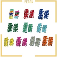 [Perfk] 9 Piece Golf Iron Cover Set Golf Clubs Club Head Covers Gift Club Covers with