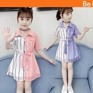 Kids Dress Budak Perempuan Korean Style Princess Dress Baby Girl Dress Children Clothes Chiffon Skir