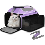 Petskd Top and Side Expandable Pet Carrier 19x13x9 Inches Southwest Allegiant Airlines Approved, Sof