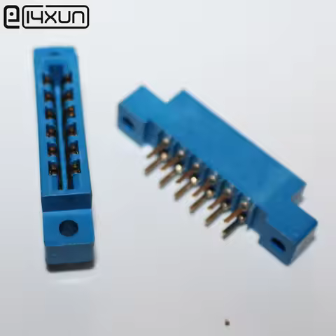 5pcs 805 Series 12 Pin Game Card Socket Edge Connector 3.96mm Pitch 2x6 Row Wire Cable Jack Welding 