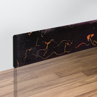 1Roll 2mX8cm Self Adhesive Skirting Line 3D Wall Sticker Thickened Anti-collision Decoration Strips 