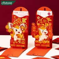 CFSTORE 2026 New Year 3D Red Pocket Cartoon Horse Red Envelopes Lucky Money Red Envelopes Festival G