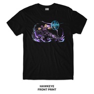 [ 3-5 Days] HAWKEYE T-Shirt Avenger Series White Black Shirt Movie Comic Unisex Singapore