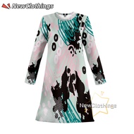 Baju Muslimah Dewasa Budak Sublimation Baju Muslimah Blouse Murah Plus Size Baju Muslimah Labuh Mura