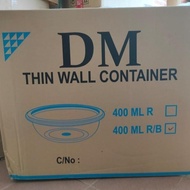 big sale Terjangkau 1 Dus Thinwall Dm 400Ml Bulat/Thinwall Mangkok