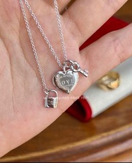 🎀 Tiffany蒂芙尼的Return to愛心鎖頸鏈心形鎖頭鑰匙頸鏈鎖骨鏈