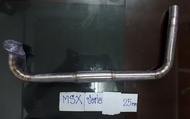 คอท่อเลส MSX ข้อต่อ + กรวย 25mm คอท่อmsx คอmsx อุปกรณ์แต่งรถ อะไหล่แต่งรถ อะไหล่มอเตอร์ไซค์ คอท่อ ขอ