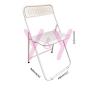🇲🇾 🔥4 unit Package🔥 3V IF706 Foldable Folding Iron Steel Office Dining Restaurent Chair Kerusi Lipat