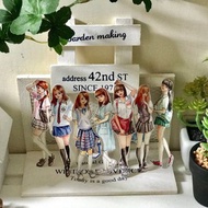 -The student-制服女孩貼紙7入