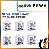 Pawa (1pair)Narva Germany Range Power 150% Long Distance Halogen Headlight Bulb H1 H4 P43T H7  H11