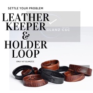 Leather Watch Strap Keeper Loops Strap Ring Jam Tangan Kulit Cincin皮质手表表圈