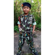 Promo!! Baju Brimob Loreng anak Baju polisi brimob anak loreng Pocil