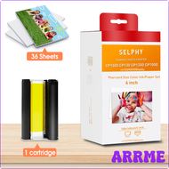 [ARRME] Kp108in Compatibel Canon Selphy Cp1300 Papier En Inkt กระดาษ Cp1300ชุดกระดาษทิชชู่ Voor Cano