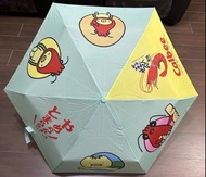 全新 限定 特別 Calbee 卡樂B 合作卡通雨傘 蝦條
