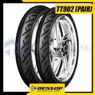 Dunlop Tires TT902 80/90-17 44P &amp; 90/90-17 49P Tubeless Motorcycle Street Tires (FRONT &amp; REAR TIRES)