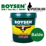 Boysen Gloss Latex White Concrete wall paint