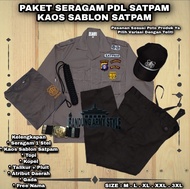 SERAGAM PDL COKLAT/ SERAGAM PDL CREAM /SECURITY PAKET SERAGAM PDL SATPAM PDL KUMPLIT PDL SATPAM PDL