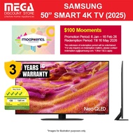 SAMSUNG QA50QN90FAKXXS 50" NEO QLED 4K QN90F SMART TV | Free $100 Mooments Redeem From Samsung by 16