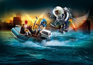 Playmobil 70782 Police Jet Pack with Boat ตำรวจ เจ็ตแพ็คพร้อมเรือ