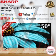 SHARP 50 INCH 4K UHD GOOGLE TV 4TC50FJ1X || SHARP 50 INCH 4K UHD ANDROID TV 4TC50DK1X