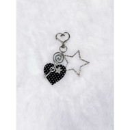 B. b.Best-Selling Showa Style Original Homemade ins Cute Black Polka Dot Love Five-Pointed Star Bag 