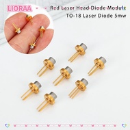 LIORA‌A 1/2/5/10pcs Red Laser Head DIY Lab 5mw 5MW TO-18 Laser Diode