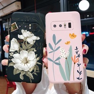 Case สำหรับ Samsung Galaxy Note 8 N950F ปกแฟชั่นดอกไม้แบบปลอกซิลิโคนอ่อนนุ่มโทรศัพท์ Case
