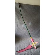 ☇Marluxia Scythe Graceful Dahlia Replica Cosplay Prop ☪X3E]r