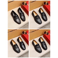 Shoes S1F1H simple design leather loafer men shoes kasut lelaki