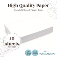 [SG SELLER] Smooth White High Quality Cardstock Paper - (100 | 120 | 160 | 200 | 250 | 300) GSM - 10