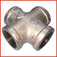 ◰ Meisons GI CROSS TEE 1/2" THREADED SCH40 STANDARD
